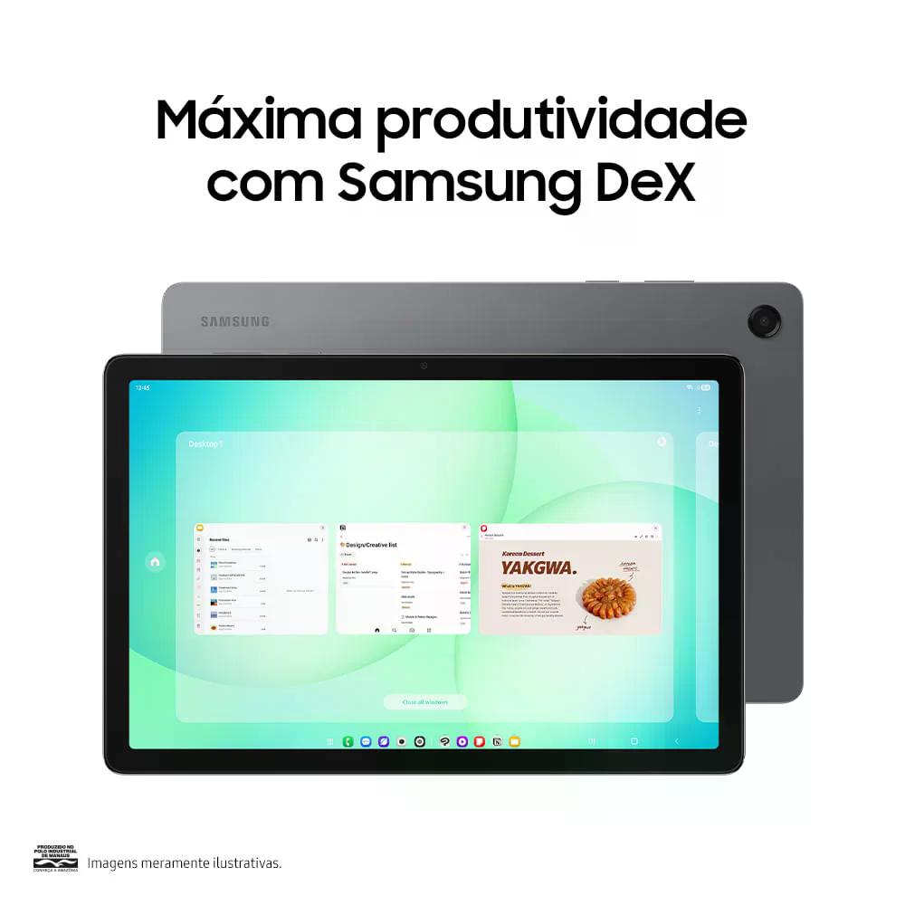 TABLET GALAXY TAB A11+WIFI 128GB CINZA
