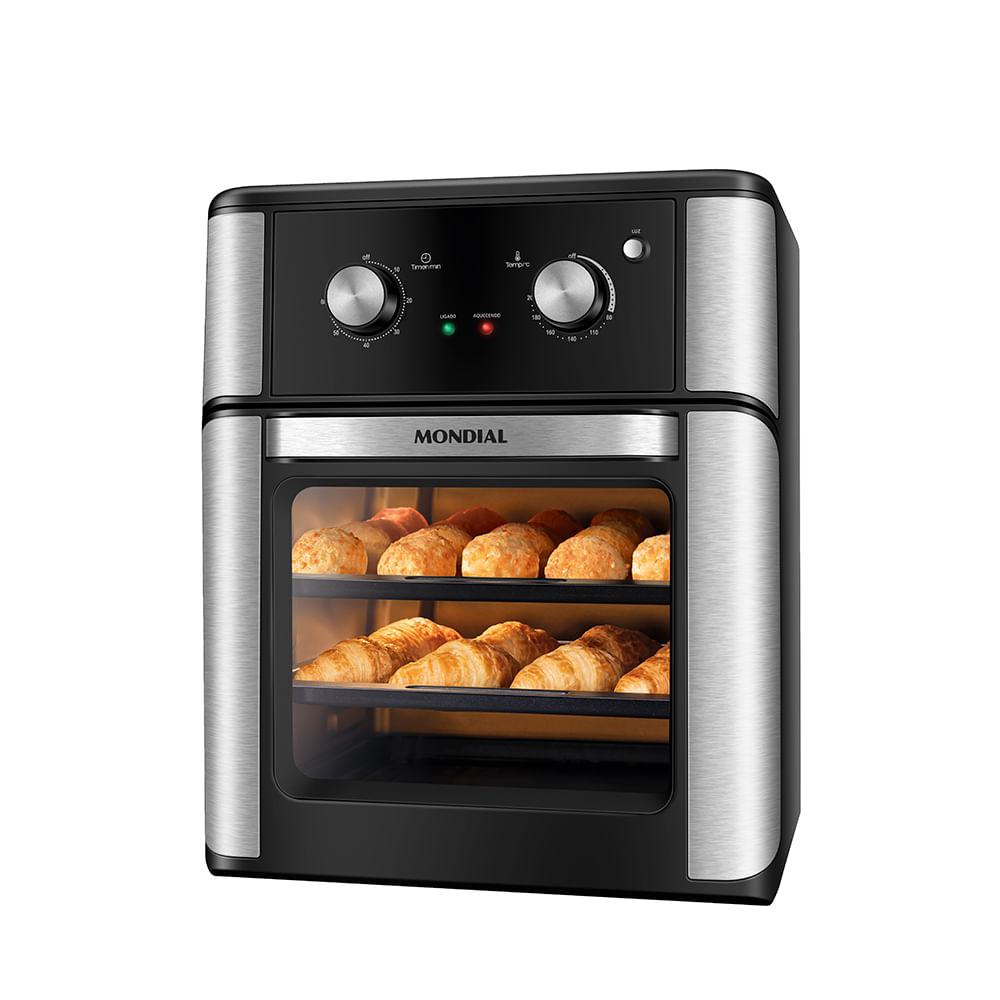 Fritadeira Air Fryer Forno Oven 12L Mondial Preto 2000W Afon-12L-Ab 220V