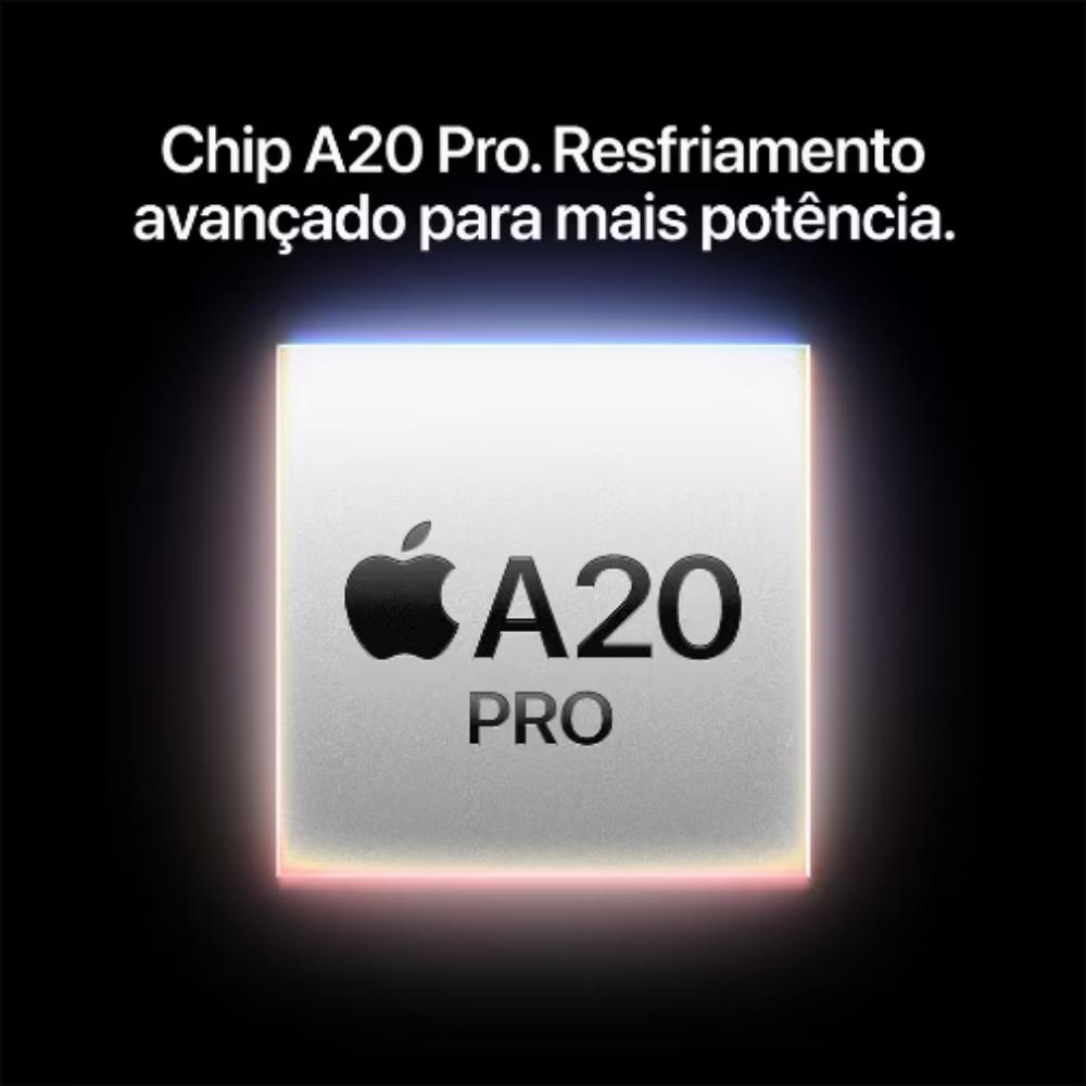 Apple iPhone 18 Pro 512GB Bordô Tela 6,3 pol. Câmera Tripla Principal Fusion 48 MP