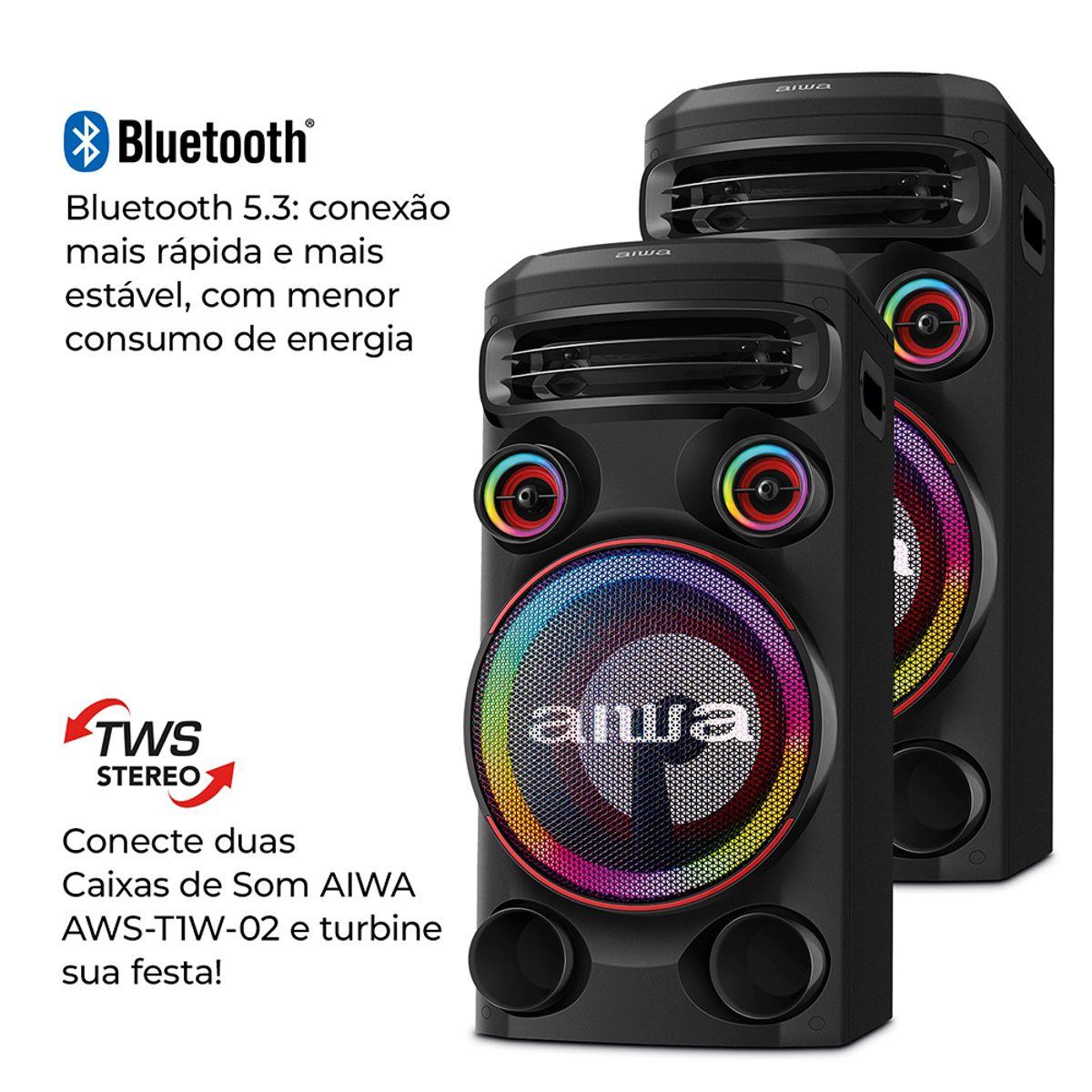 TORRE DE SOM AIWA T1W-02 1600W 1WOOFER10