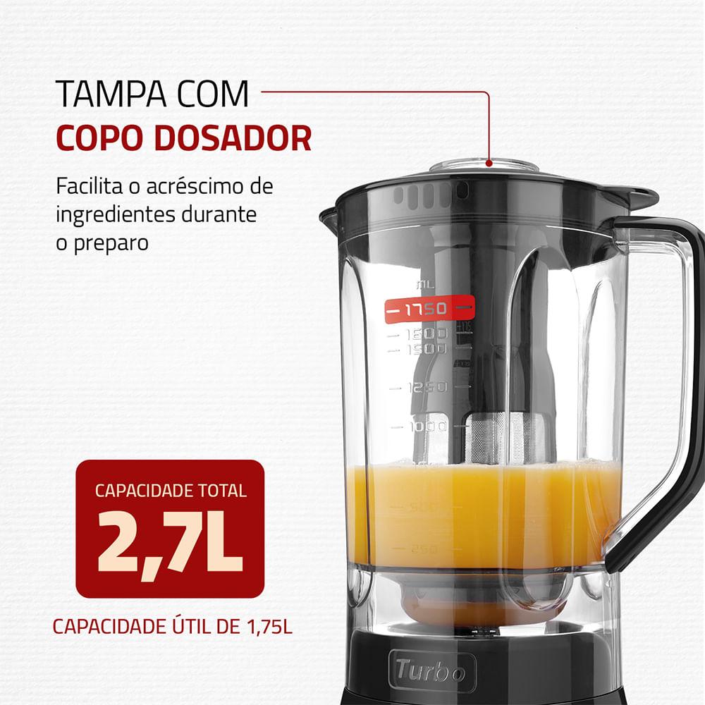 LIQUIDIFICADOR TURBO FULL L-900 FB 127V