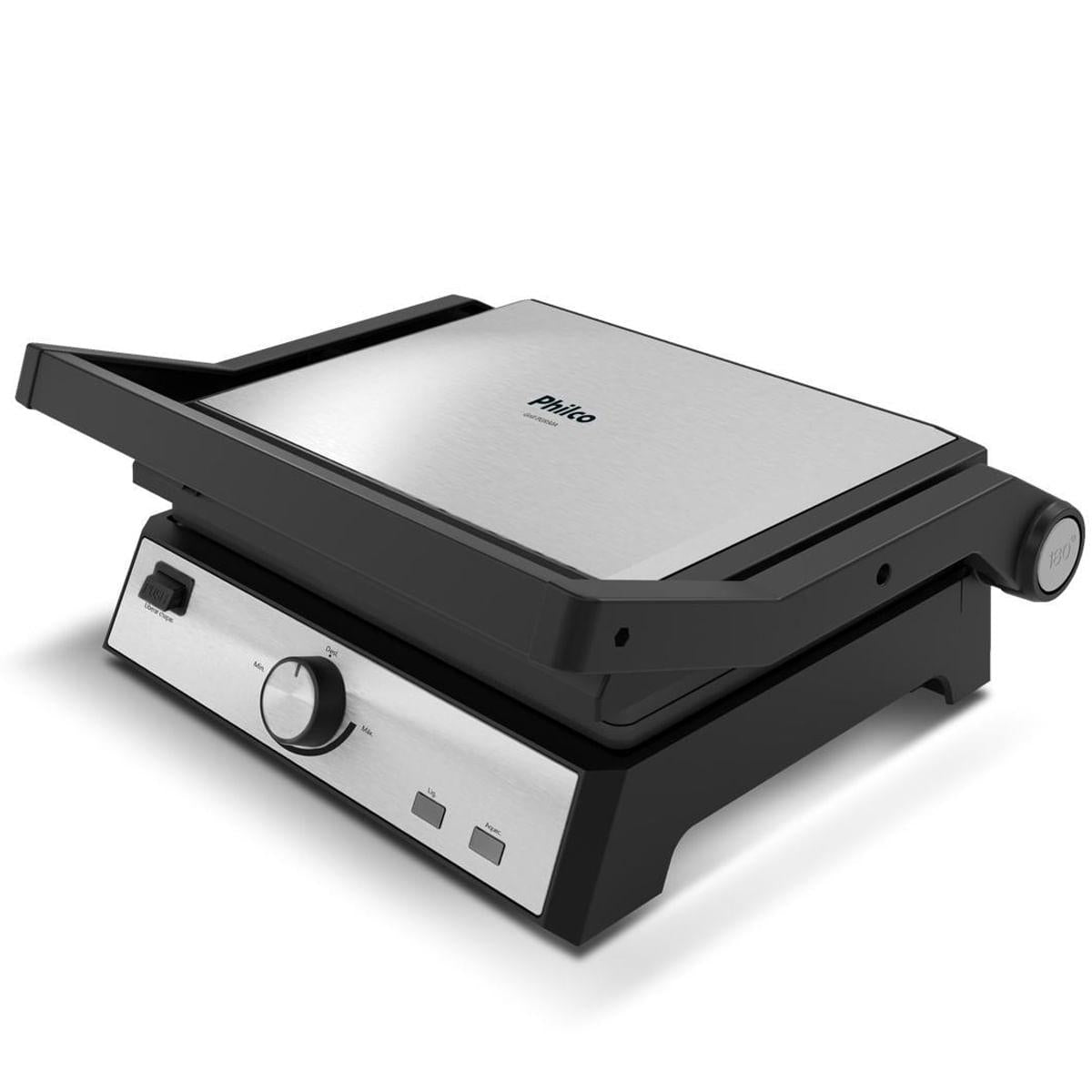 GRILL PHILCO PGR50A 2 EM 1 PRETO 127V