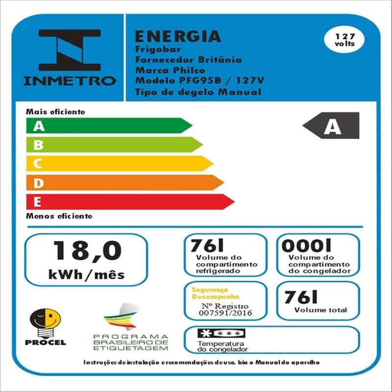 FRIGOBAR PFG95B 127V