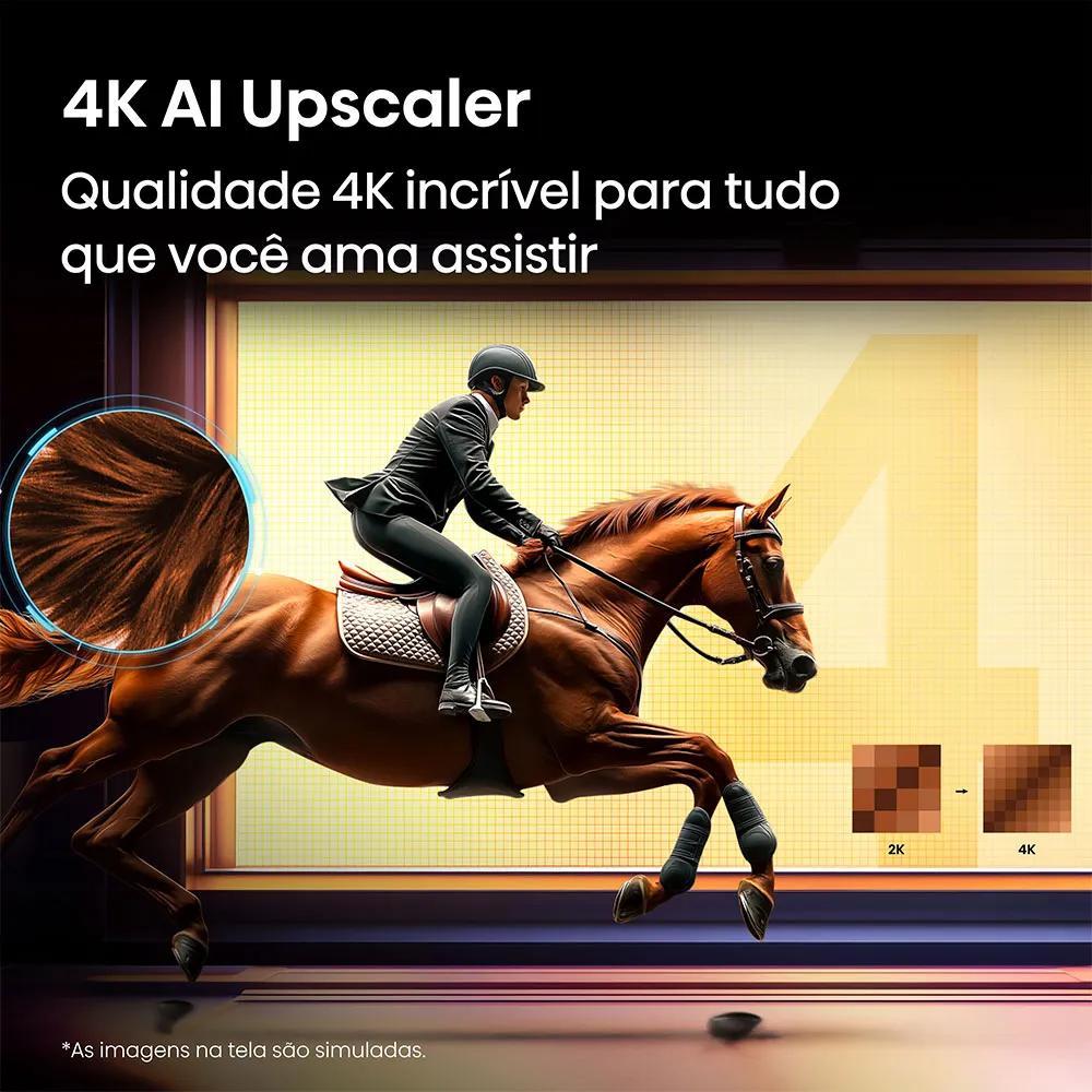 Smart TV Hisense 85 polegadas 85Q6QVV QLED 4K UHD Vidaa U9 Dolby Vision e Dolby Atmos