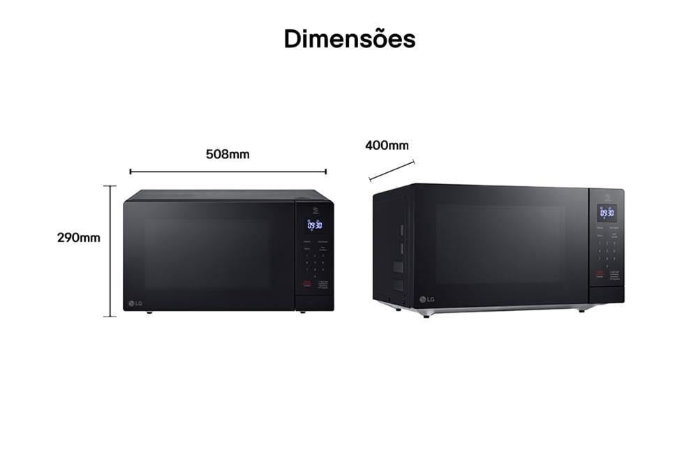 MICRO ONDAS 220V LG MS3033DSA 30L NEOCHE