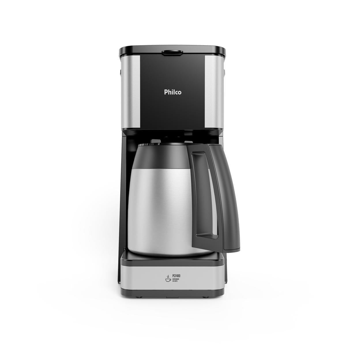 Cafeteira Philco 40 cafezinhos 1,6L Jarra em Inox PCF40D 220V