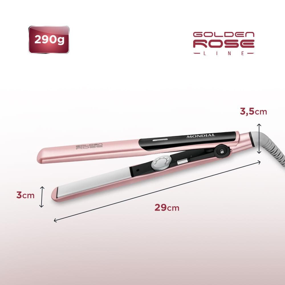 PRANCHA ALISADORA GOLDEN ROSE P-20