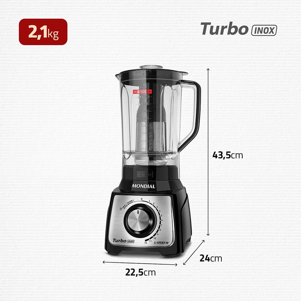 LIQUIDIFICADOR TURBO 1200 L-1200 BI 127V