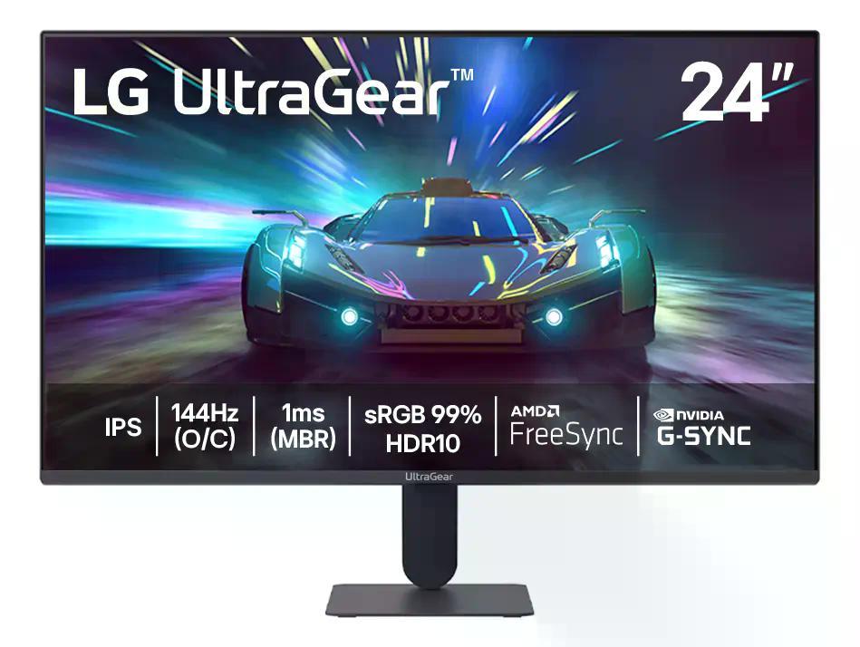 MONITOR GAMER LG 24” 24G411A-B 144HZ 1MS