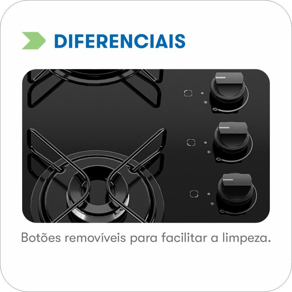COOKTOP ITATIAIA ESS 5Q TC 127/220V PTO