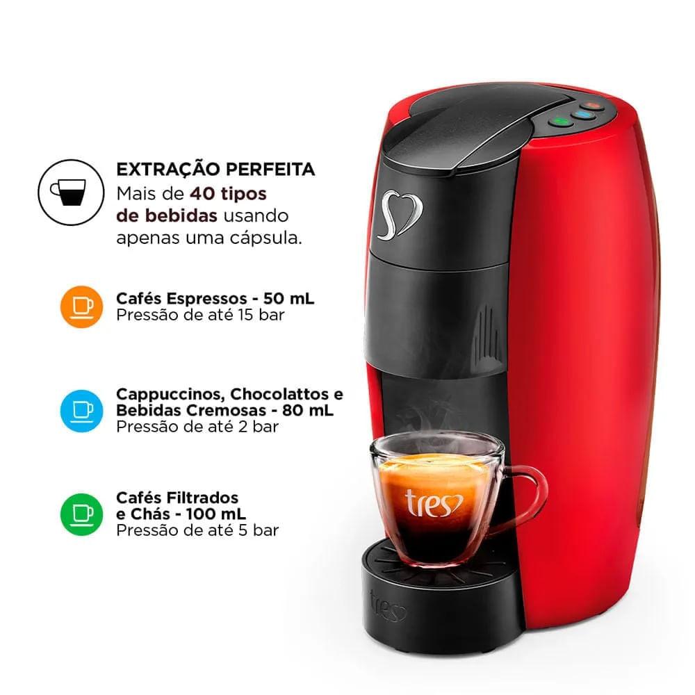 Cafeteira Expresso Lov 3 Corações 20039022 Vermelha 220V