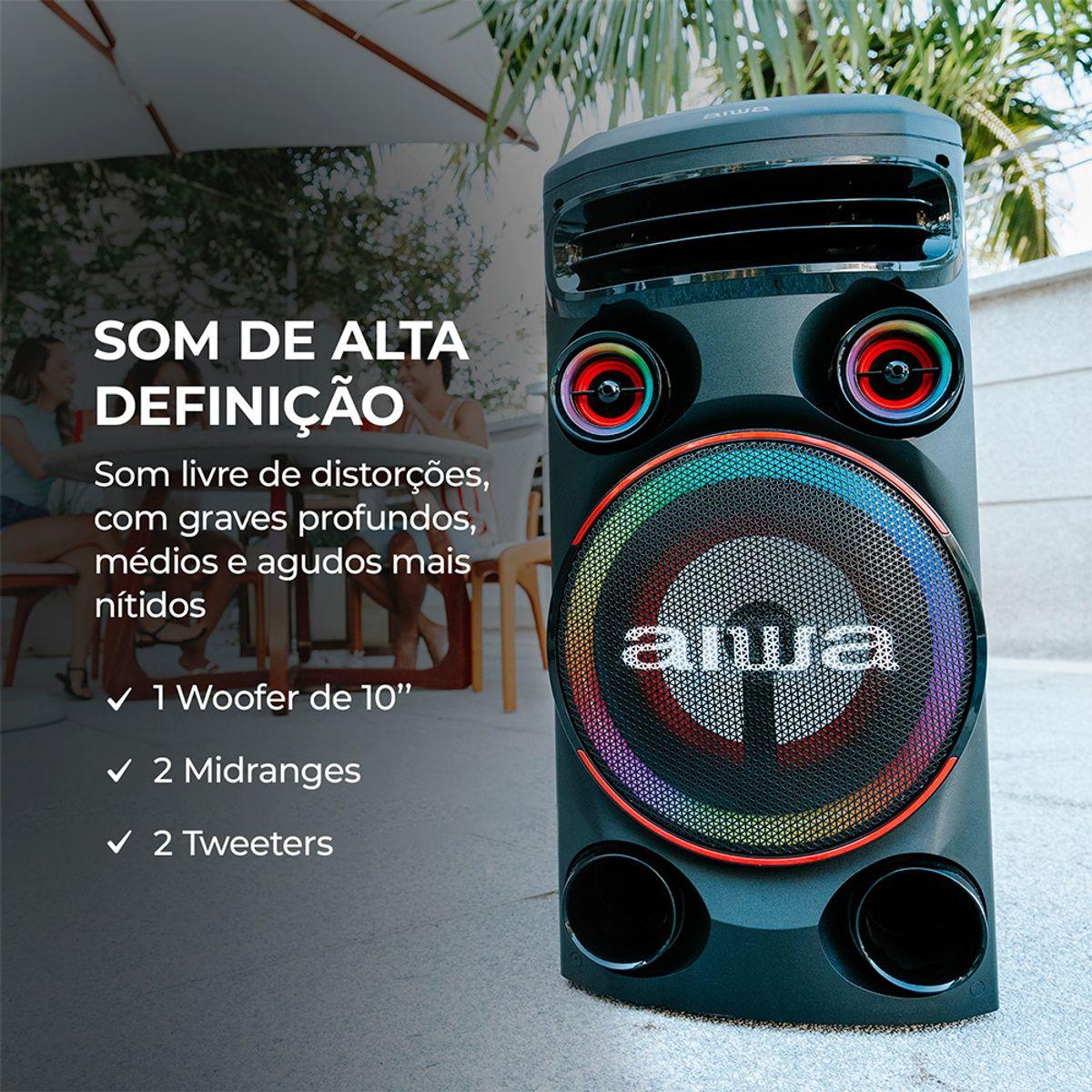 TORRE DE SOM AIWA T1W-02 1600W 1WOOFER10