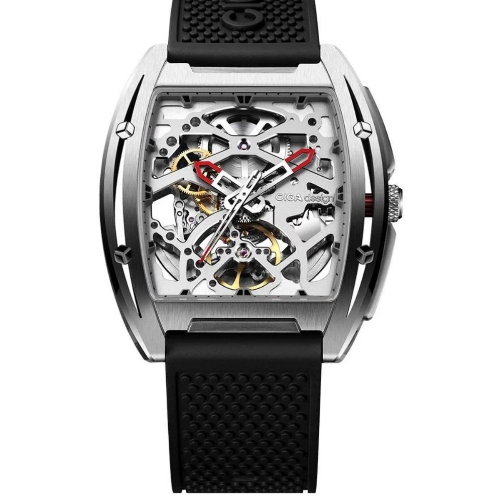RELÓGIO CIGA Z SERIES EDGE SILVER/BLACK