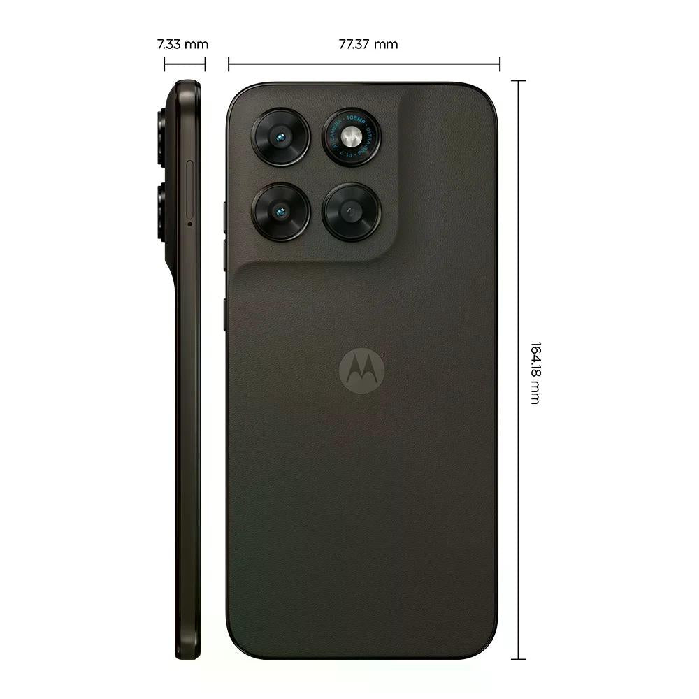 Smartphone Moto G77 5G 256GB 8GB + 16GB RAM Boost Marrom Tela 6,8 pol. Câmera Dupla 108MP