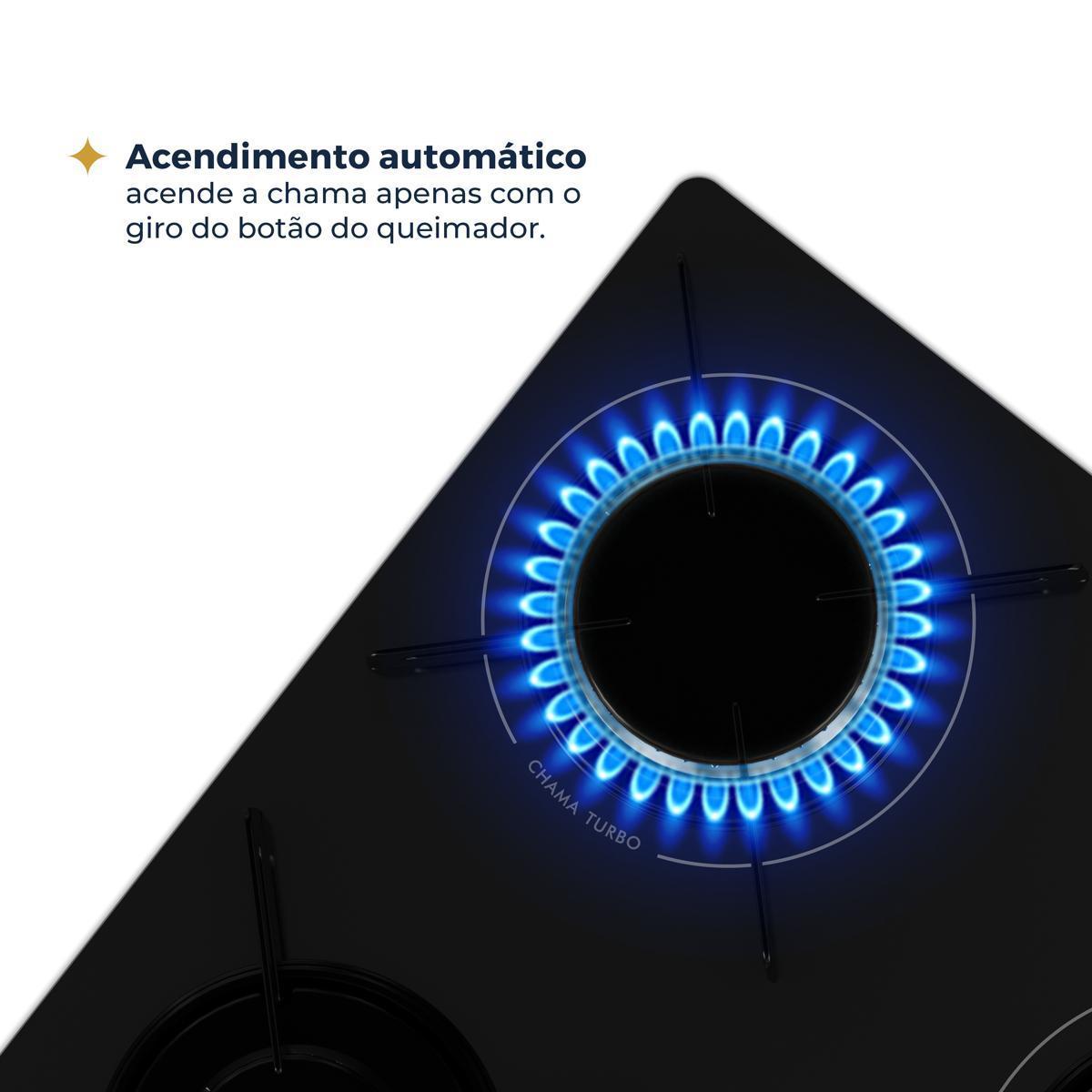 COOKTOP 5 BCS GAS PRETO BRITANIA BIVOLT