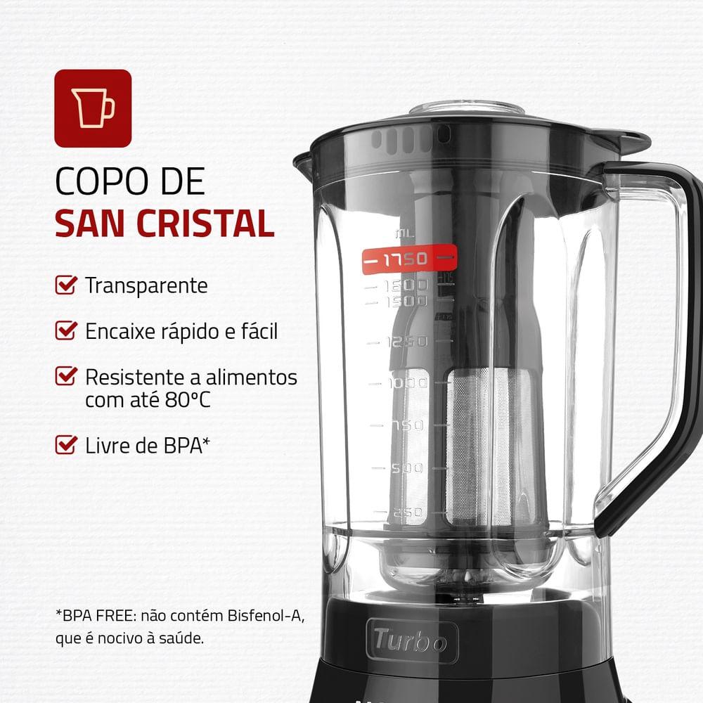 LIQUIDIFICADOR TURBO FULL L-900 FB 127V
