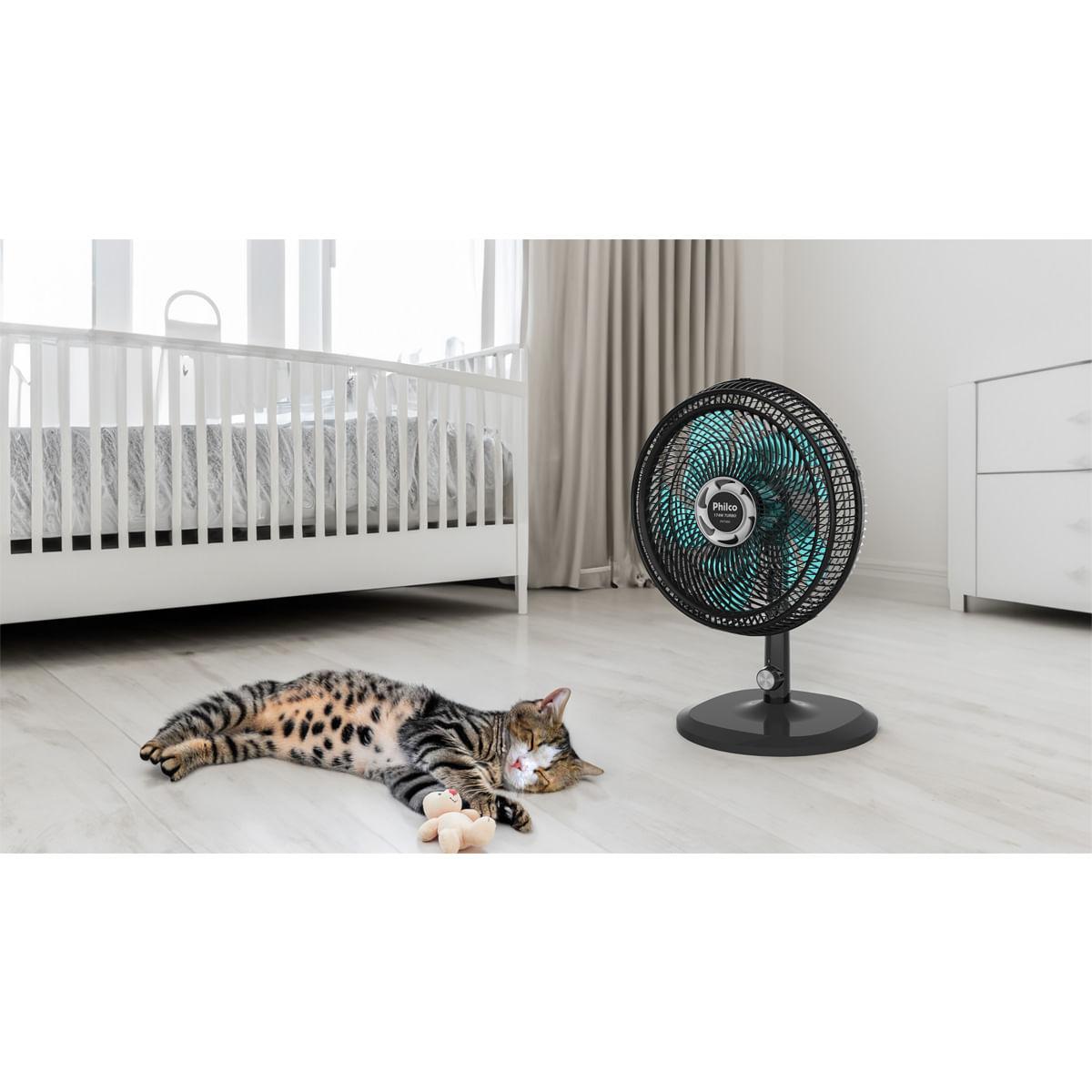 Ventilador de Mesa e Coluna Philco PVC45A 10 Pás 174W 127V Preto