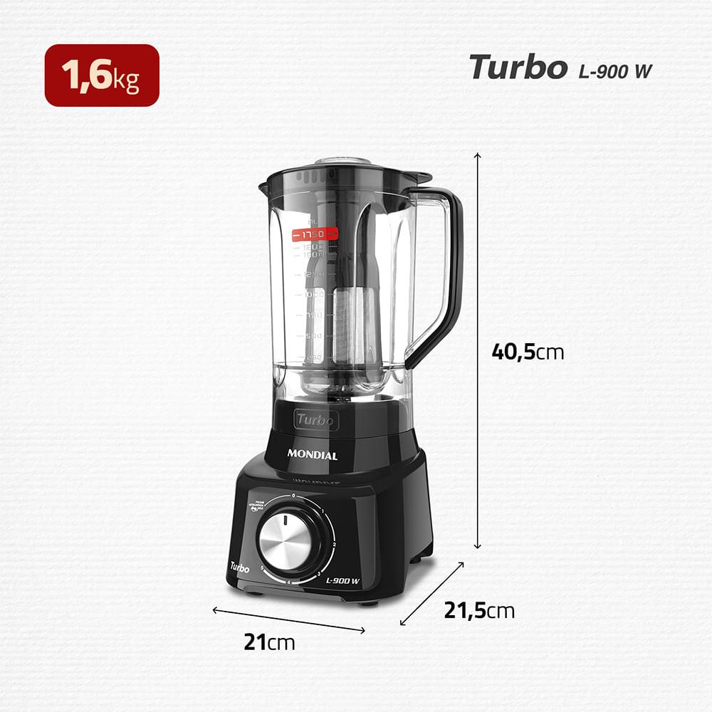 LIQUIDIFICADOR TURBO FULL L-900 FB 127V