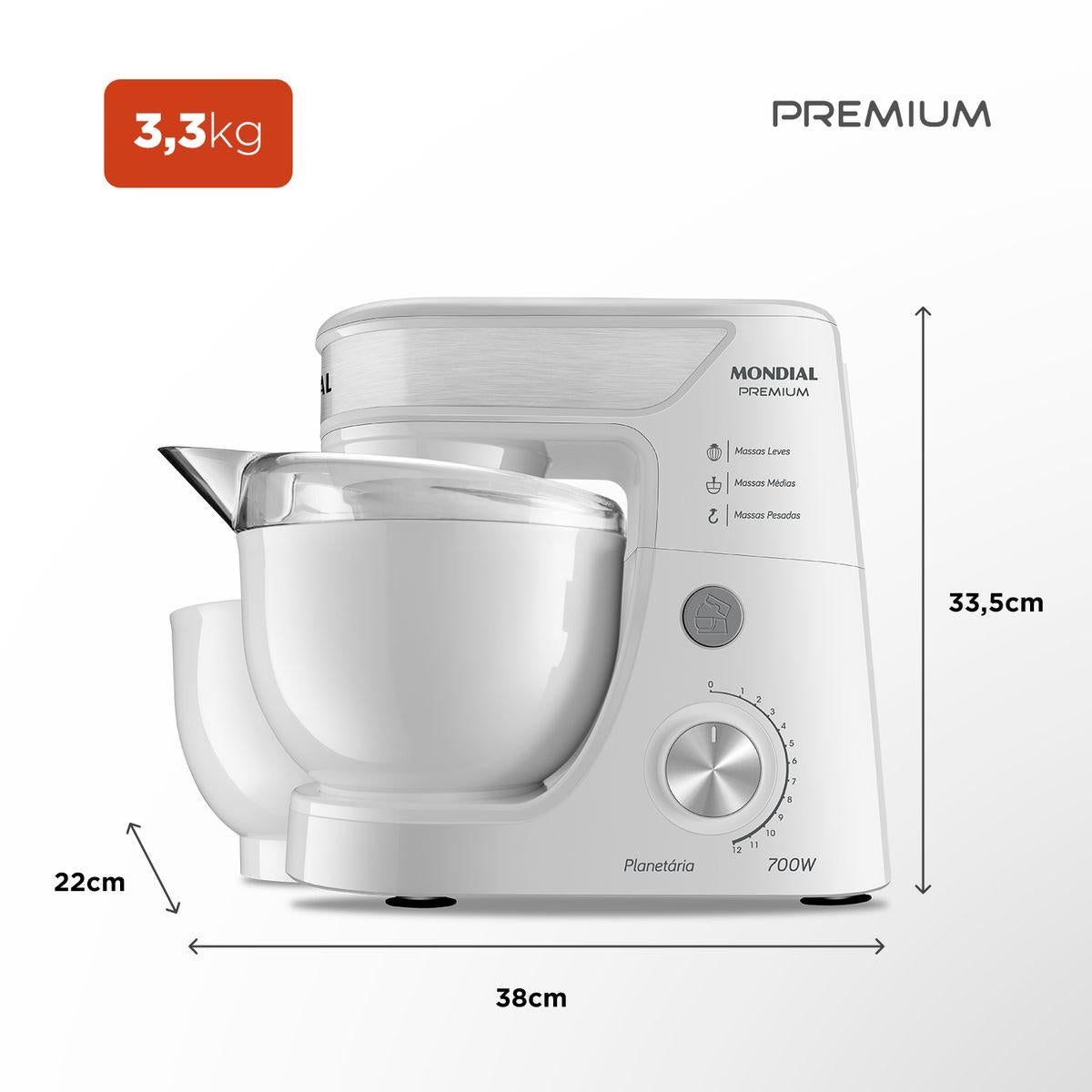BATEDEIRA PLANETÁRIA 700W  BP-01P-W 127V