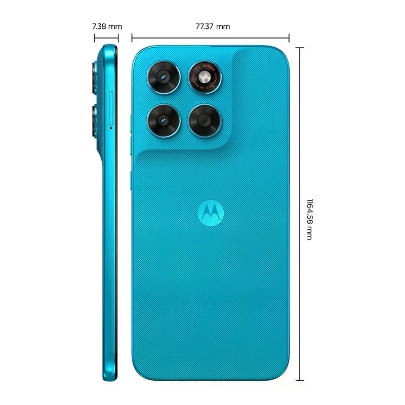Smartphone Moto G MAX 5G 256GB 8GB + 16GB RAM Boost Azul Claro Tela 6,8 pol. Câmera Dupla 200MP