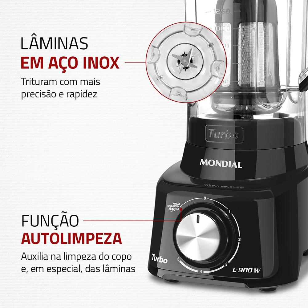 LIQUIDIFICADOR TURBO FULL L-900 FB 127V