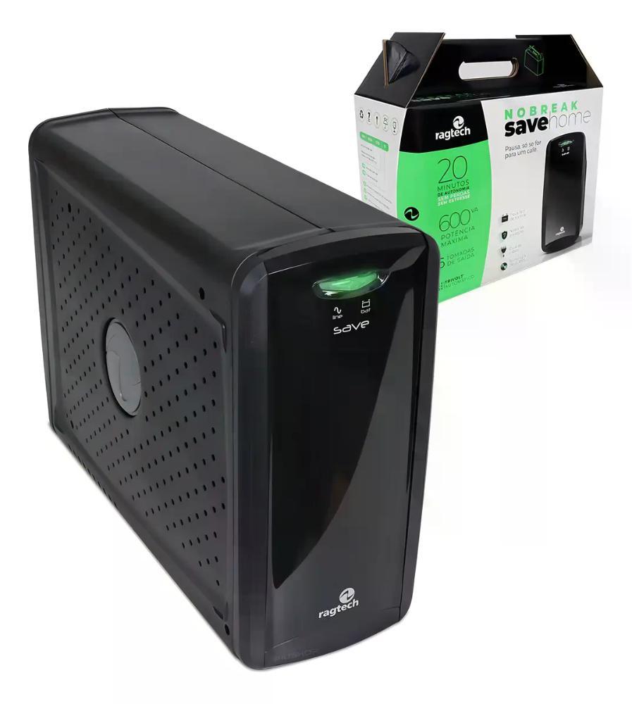 NOBREAK SAVE HOME 600VA RAGTECH 115V