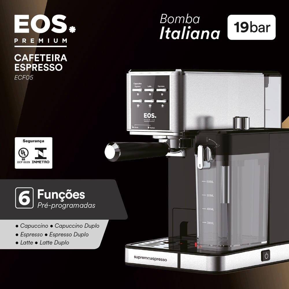 CAFETEIRA ESPRESSO LATTE ITALIANA 4 EM 1