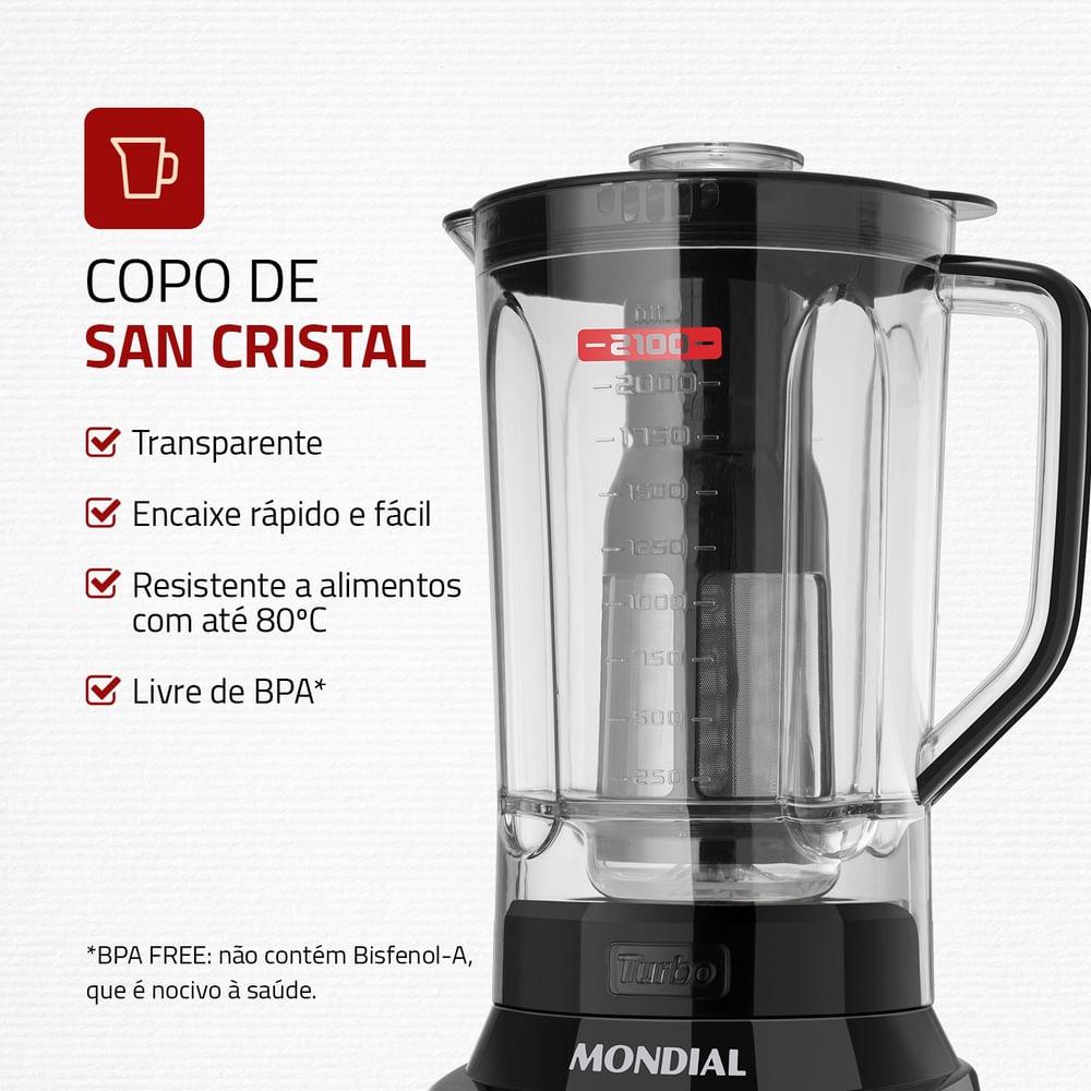 LIQUIDIFICADOR TURBO 1200 L-1200 BI 127V