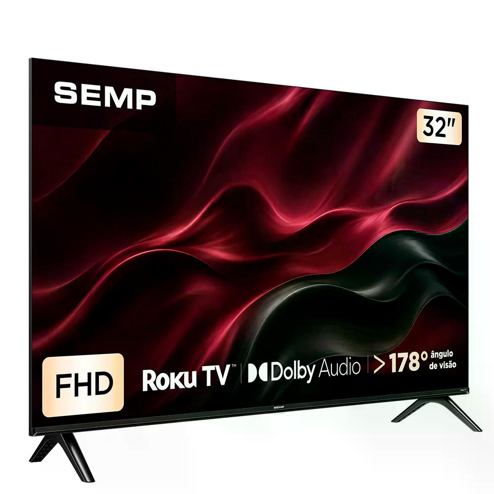 SMART TV SEMP 32” 32S42R FULL HD ROKU