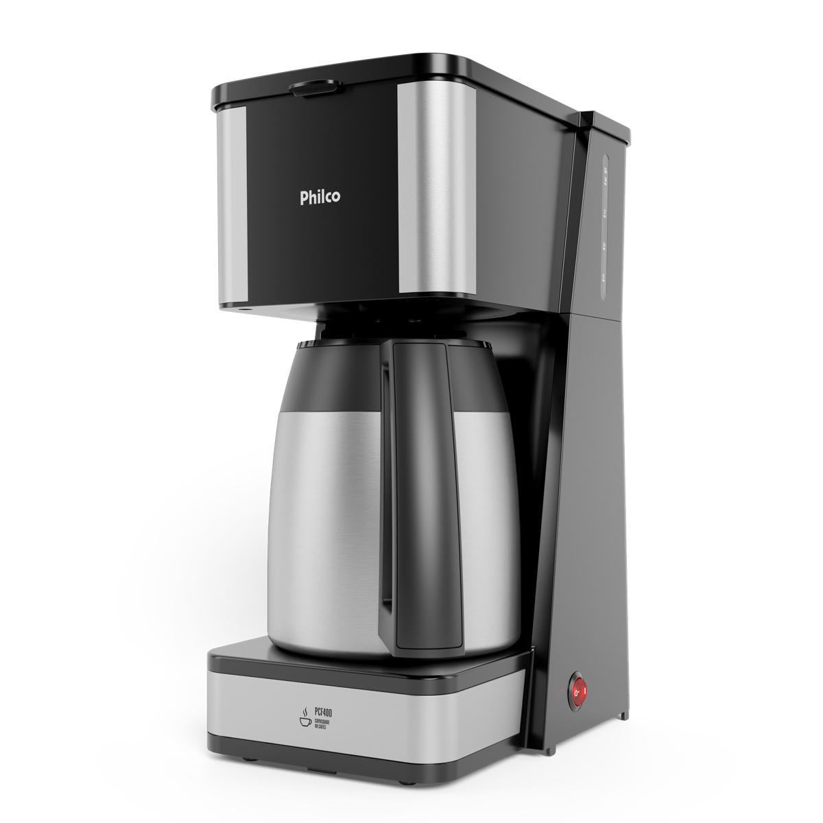 Cafeteira Philco 40 cafezinhos 1,6L Jarra em Inox PCF40D 220V