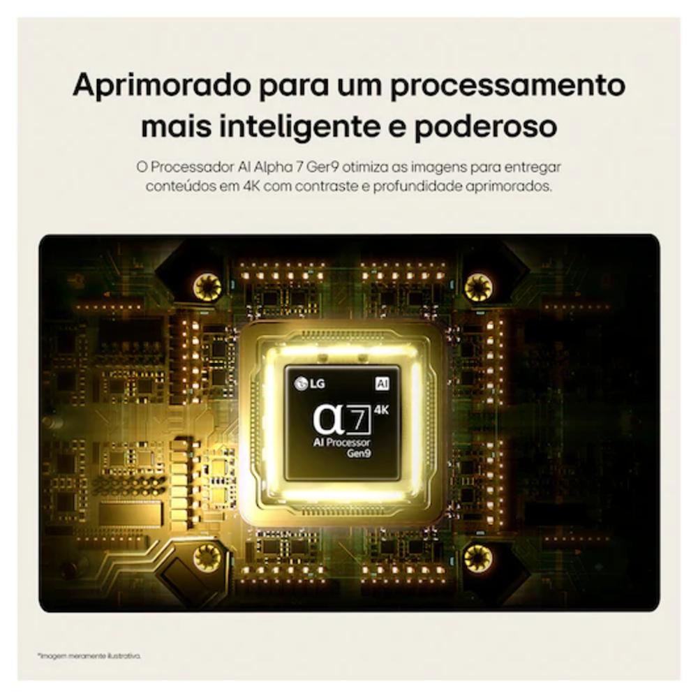Smart TV LG 50 polegadas NU850 4K Nano Ultra HD AI 50NU850BPSA HDR10 Wifi webOS Dolby Digital