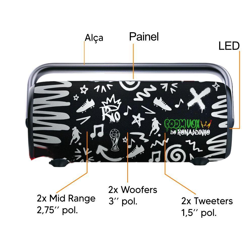 SKD CAIXA AMVOX ACA 310 BOOMVOX GRAFITE