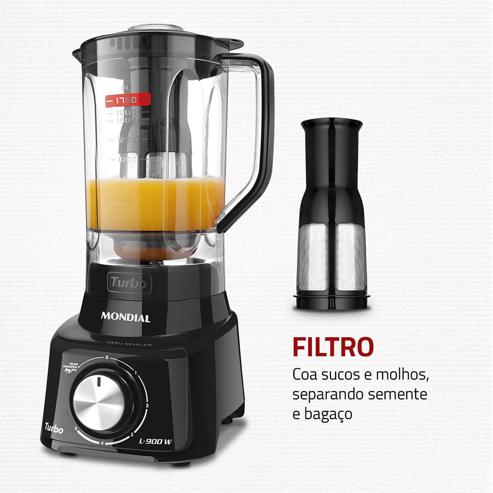LIQUIDIFICADOR TURBO FULL L-900 FB 127V