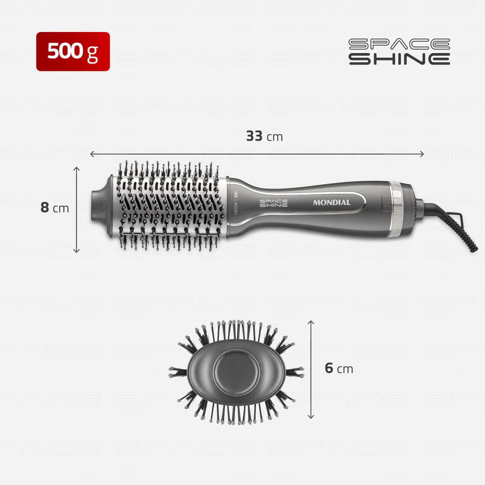 Escova Secadora Space Shine Mondial Grafite ES-20