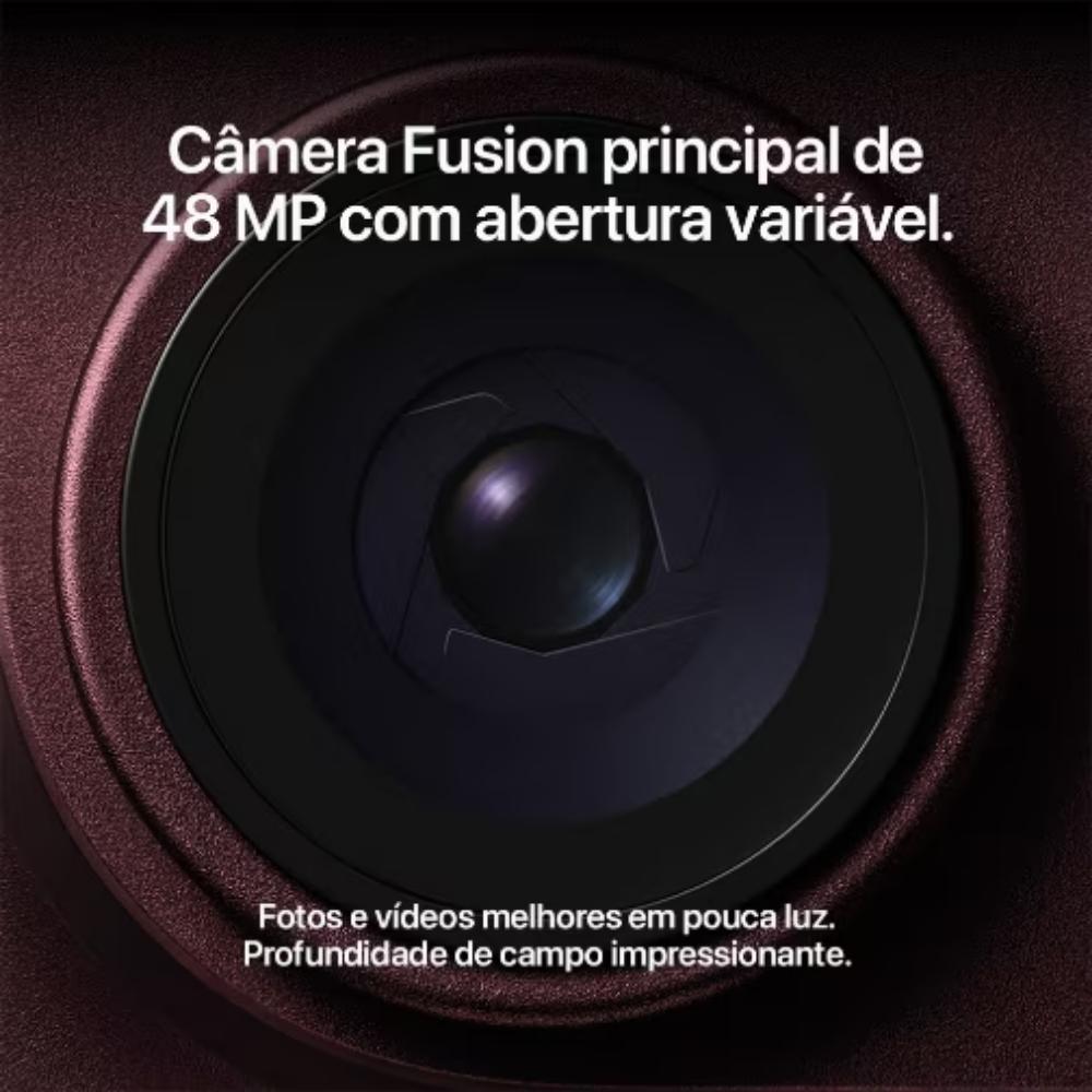 Apple iPhone 18 Pro 512GB Black Tela 6,3 pol. Câmera Tripla Principal Fusion 48 MP