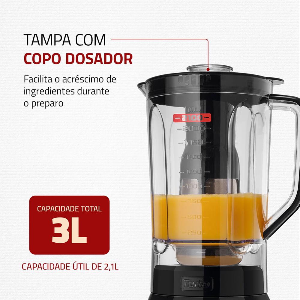 LIQUIDIFICADOR TURBO 1200 L-1200 BI 127V