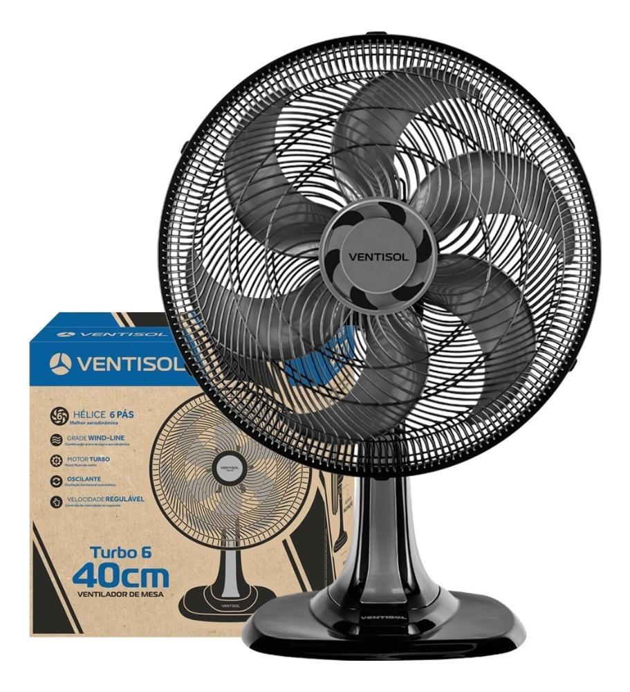 VENTILADOR OSC MES TURBO 6P 40CM PR 220V