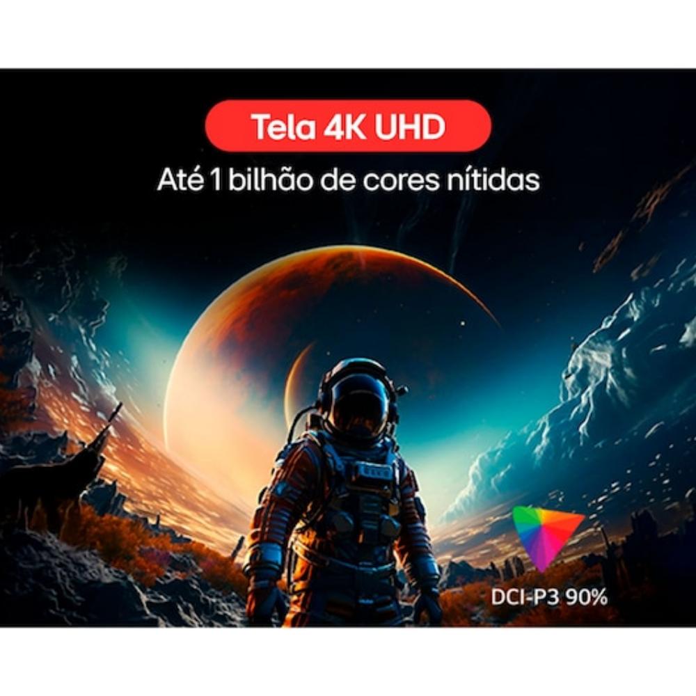 Monitor LG Smart 32 polegadas Tela VA 4K UHD HDR10 WebOS 26 ThinQ Air Play USB HDMI 32U701SBB