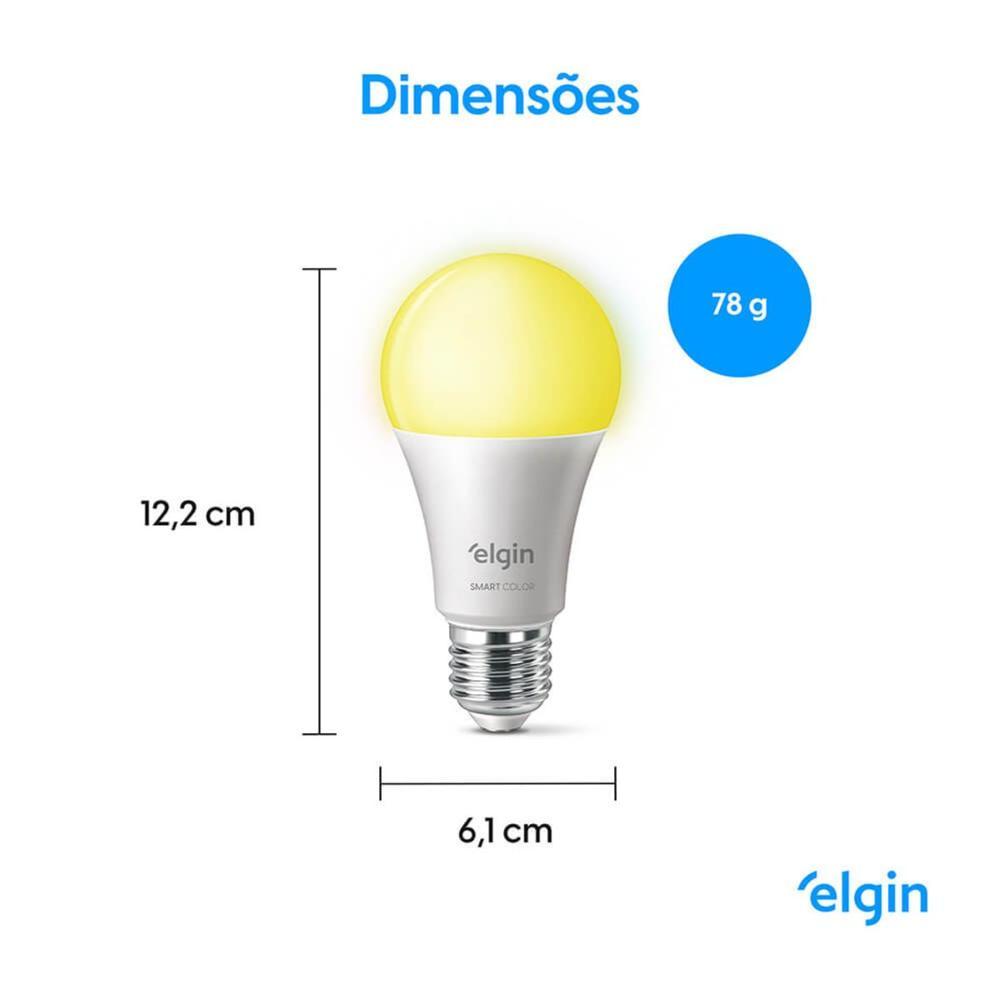 LAMP BULBO LED A60 10W BIVT SMART COLOR