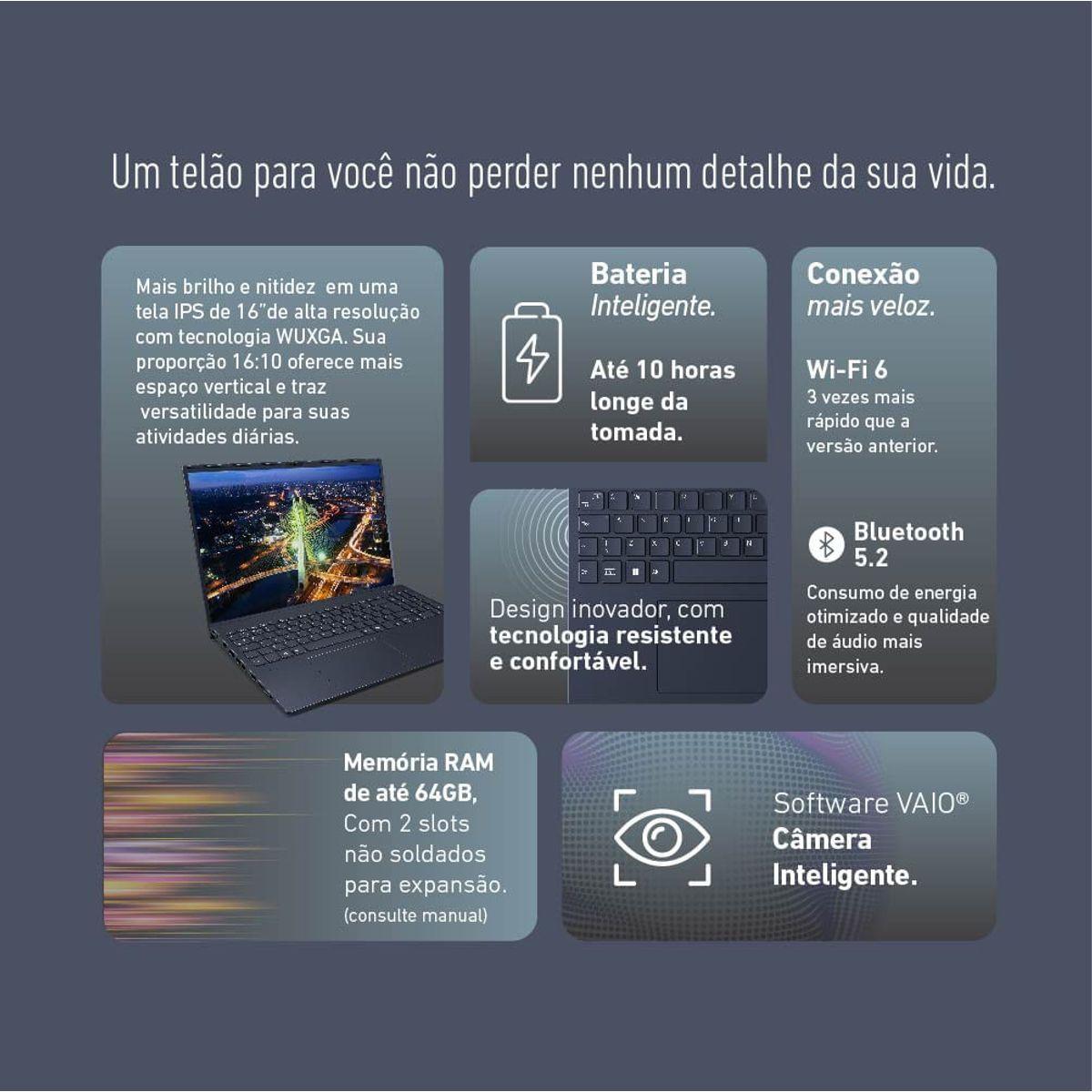 VAIO FE16 5625U 16GB 512GB LINUX 16"