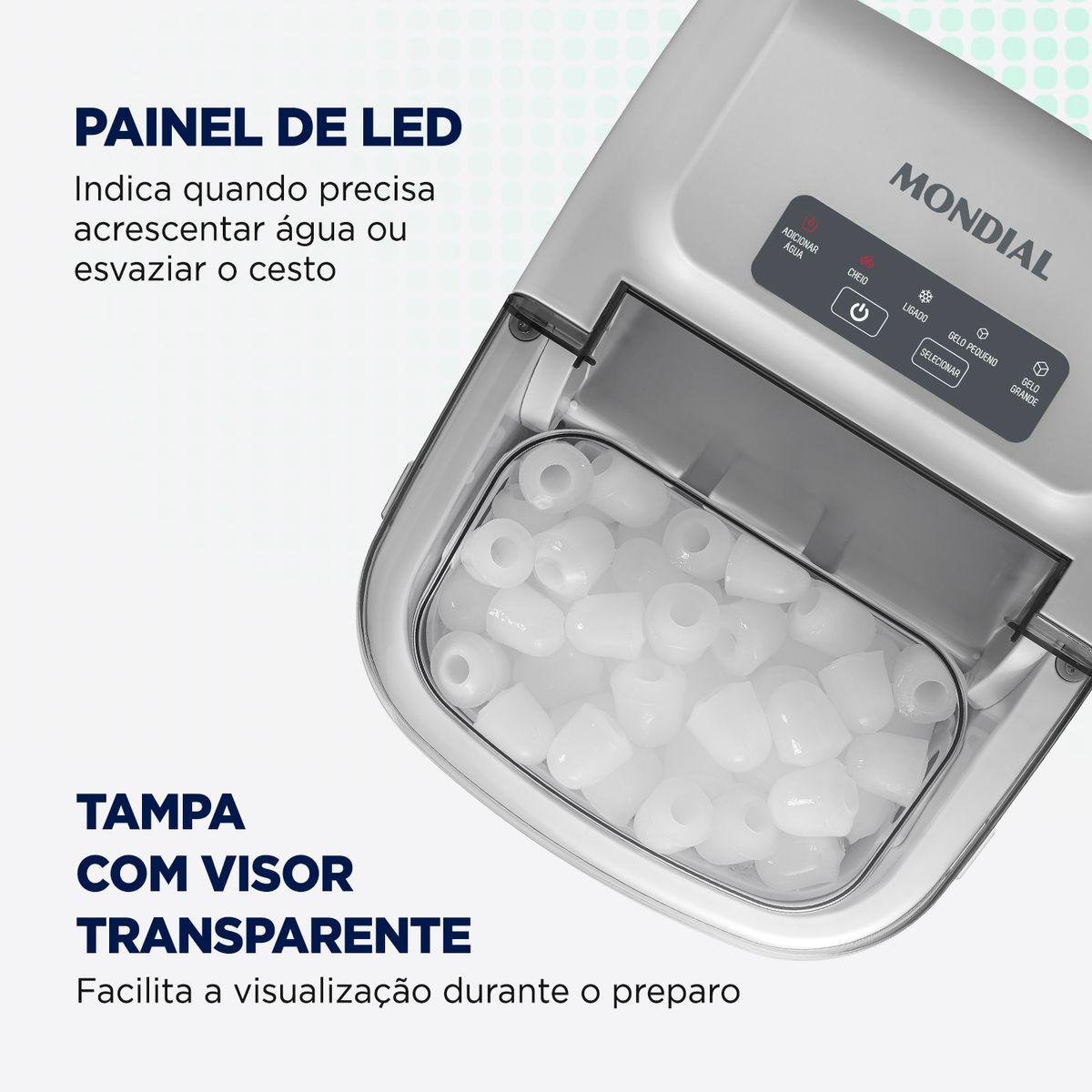 MÁQUINA GELO TURBO ICE PREMIUM MG-12-GI