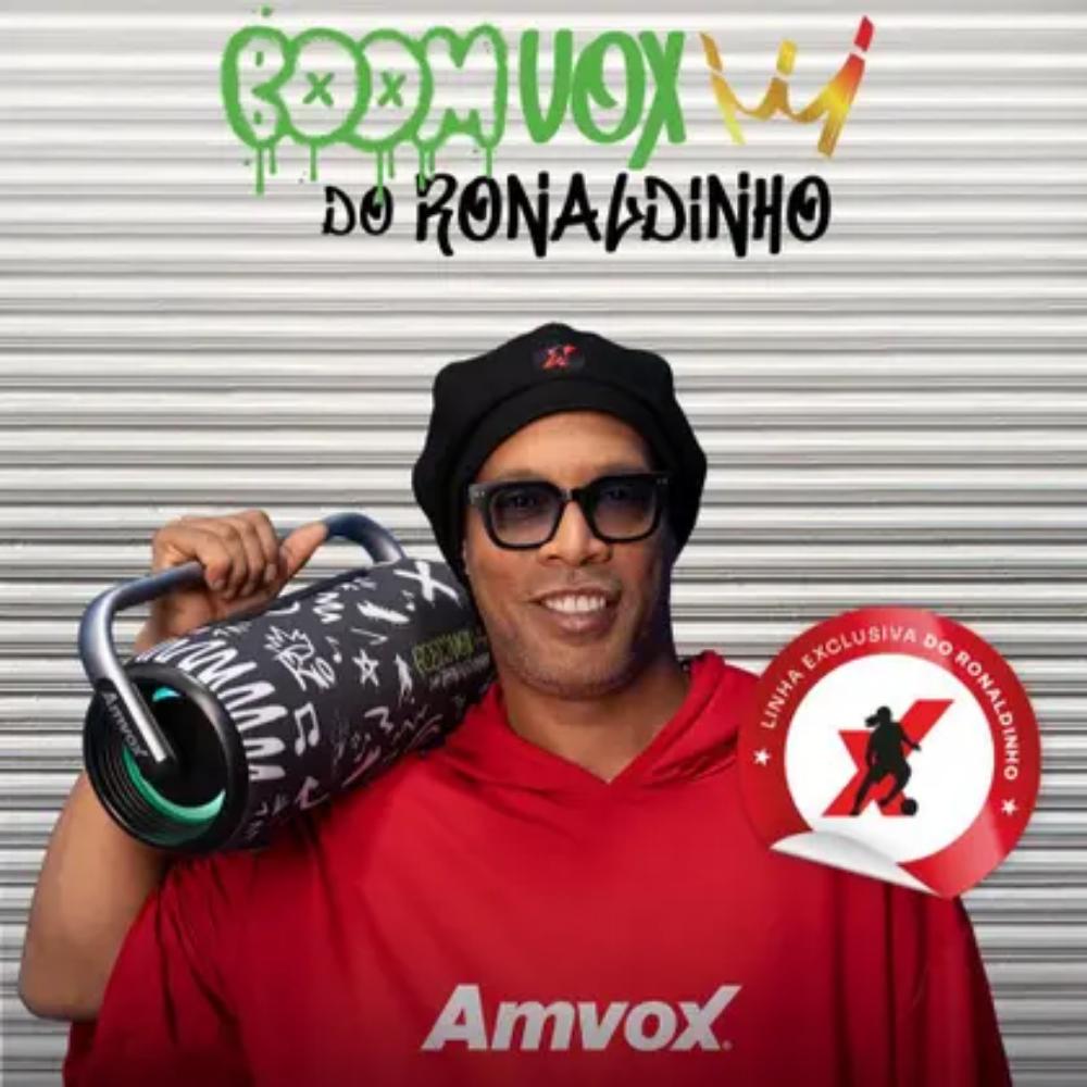 Caixa Amplificadora Amvox ACA 610 Boombox Grafite