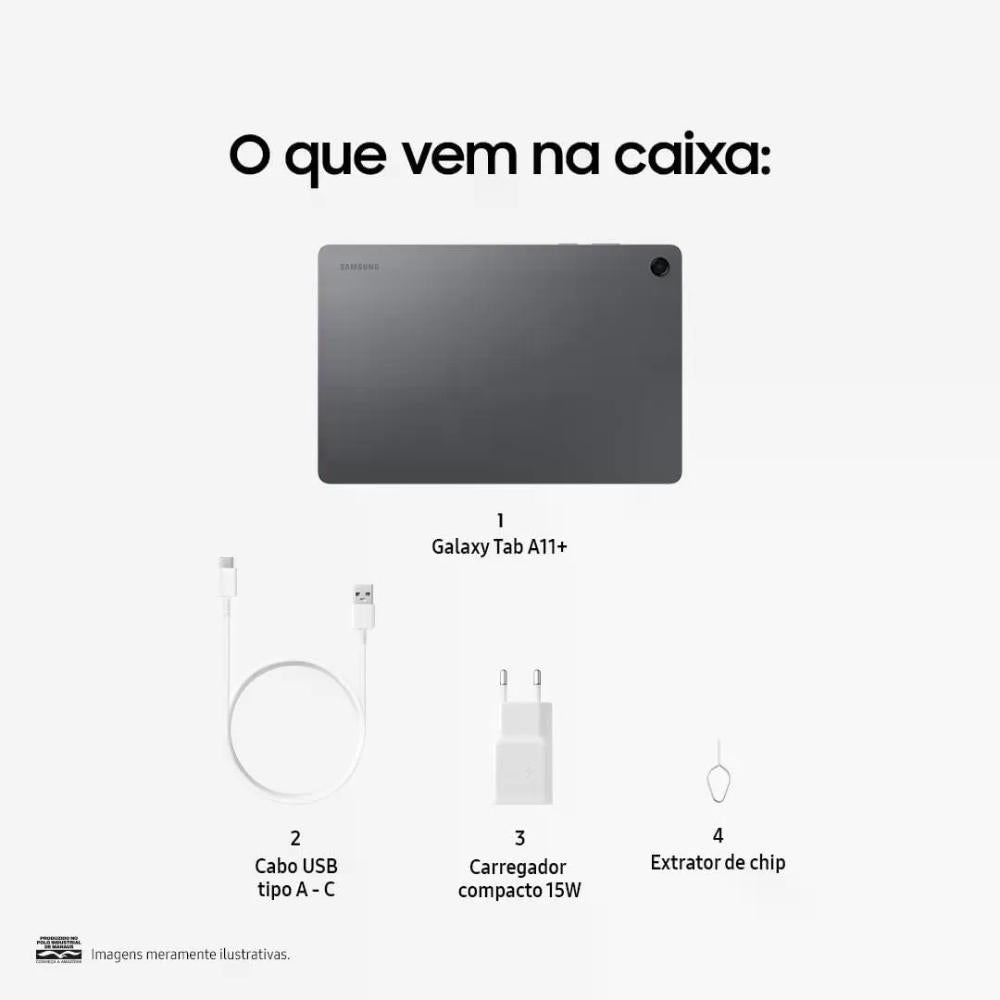 TABLET GALAXY TAB A11 WIFI5G 128GB CINZA