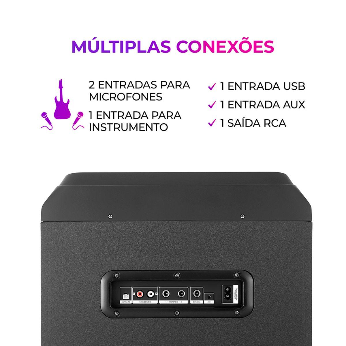 TORRE DE SOM AIWA T1W-02 1600W 1WOOFER10