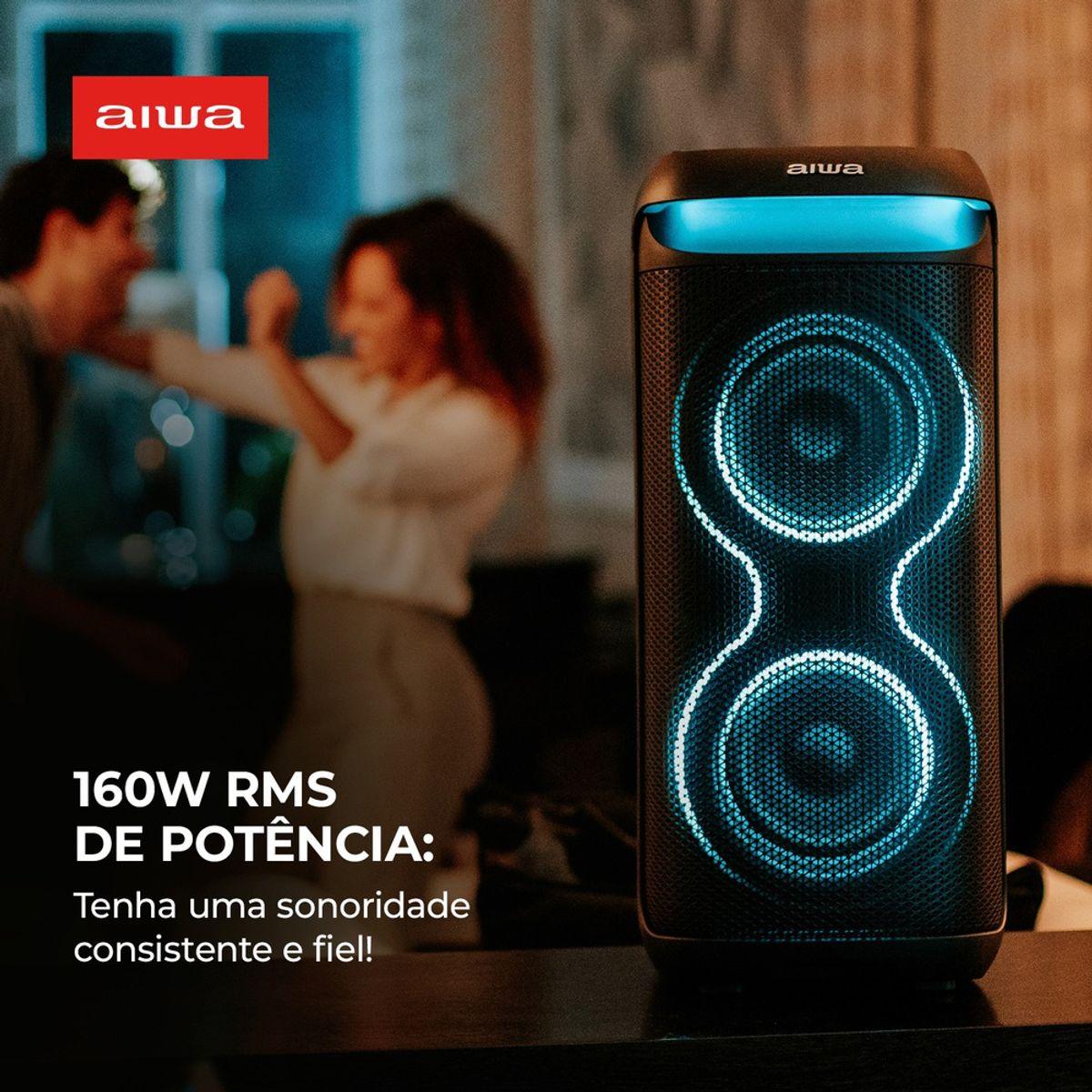 CAIXA DE SOM PARTYBOX AIWA PB-08 BLUETOO
