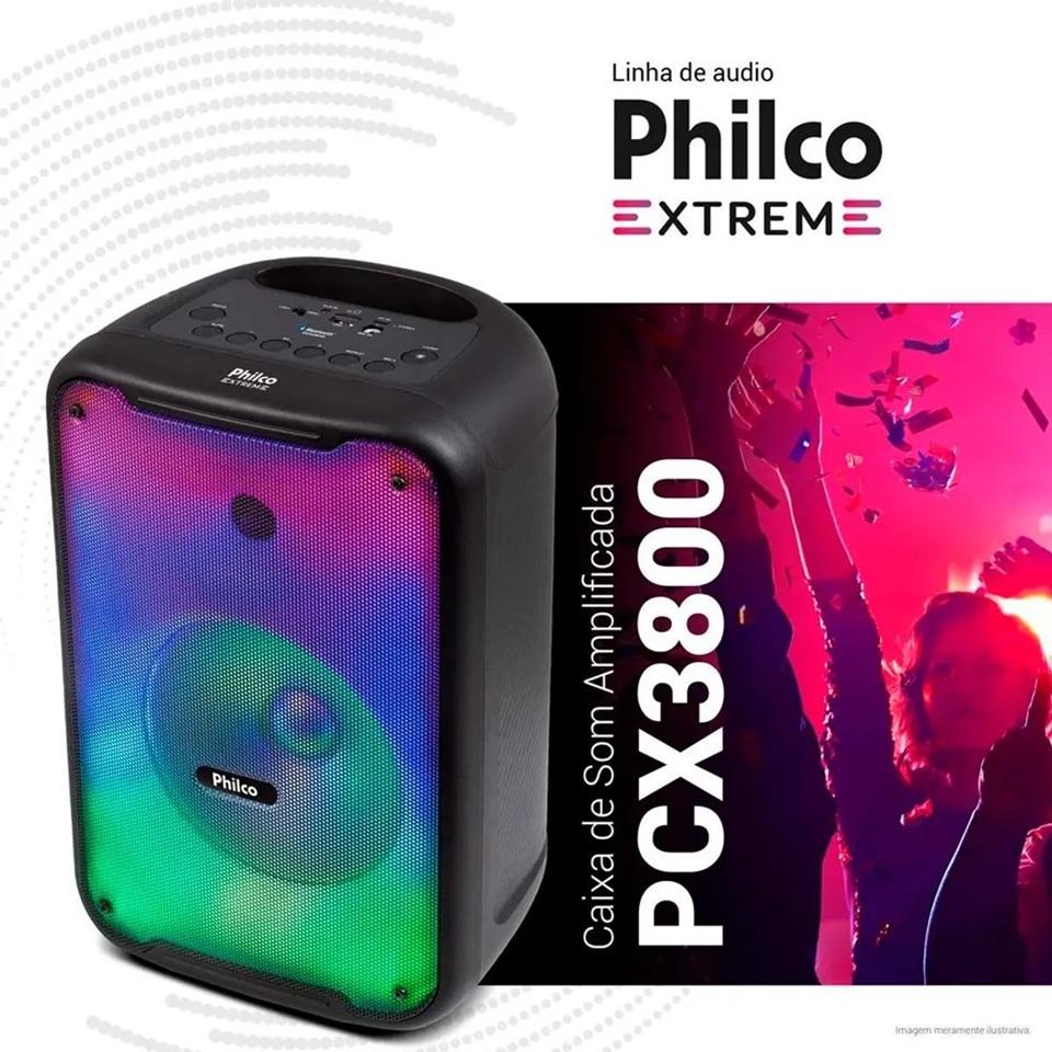 CAIXA DE SOM AMP PHILCO PCX3800 250W FLA