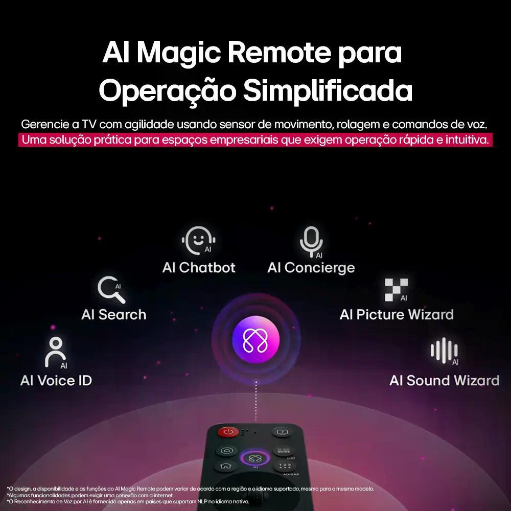 SMART TV LG 65 4K UHD 65AU801C0SA.BWZ