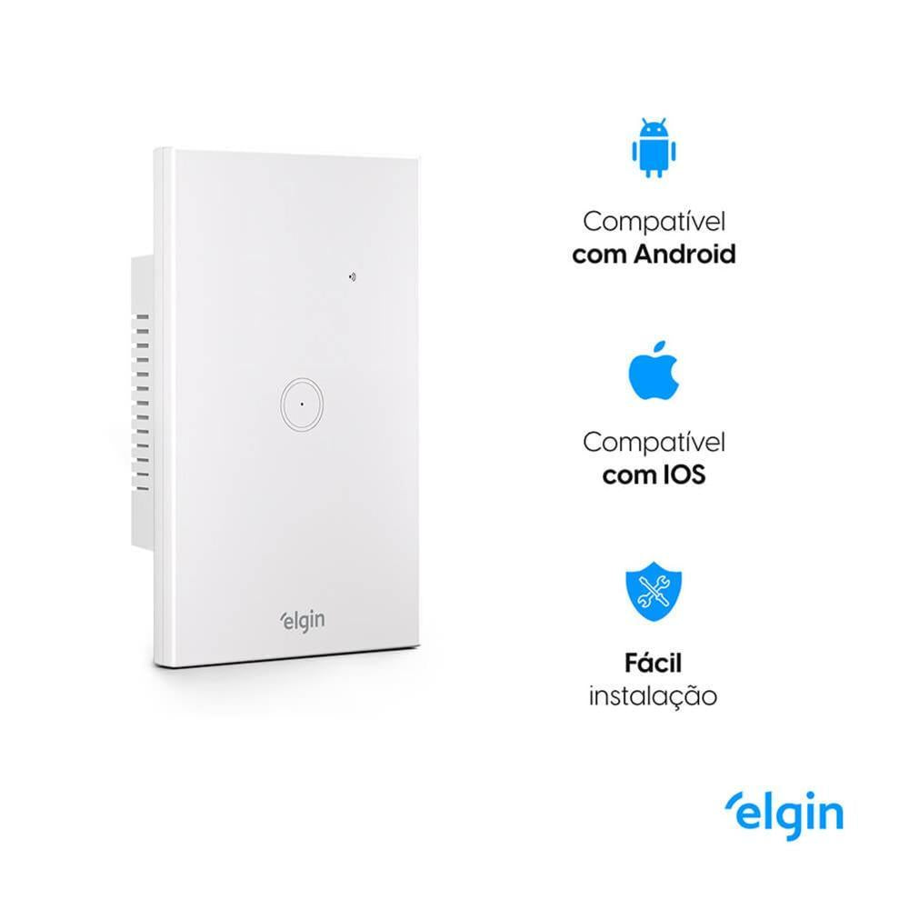 INTERRUPTOR INT WIFI  1  BOTÃO  TOUCH