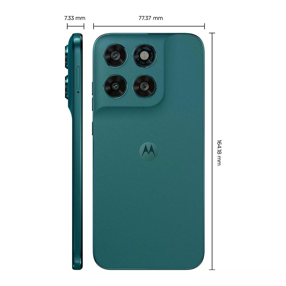 Smartphone Moto G77 5G 256GB 8GB + 16GB RAM Boost Verde Escuro Tela 6,8 pol. Câmera Dupla 108MP