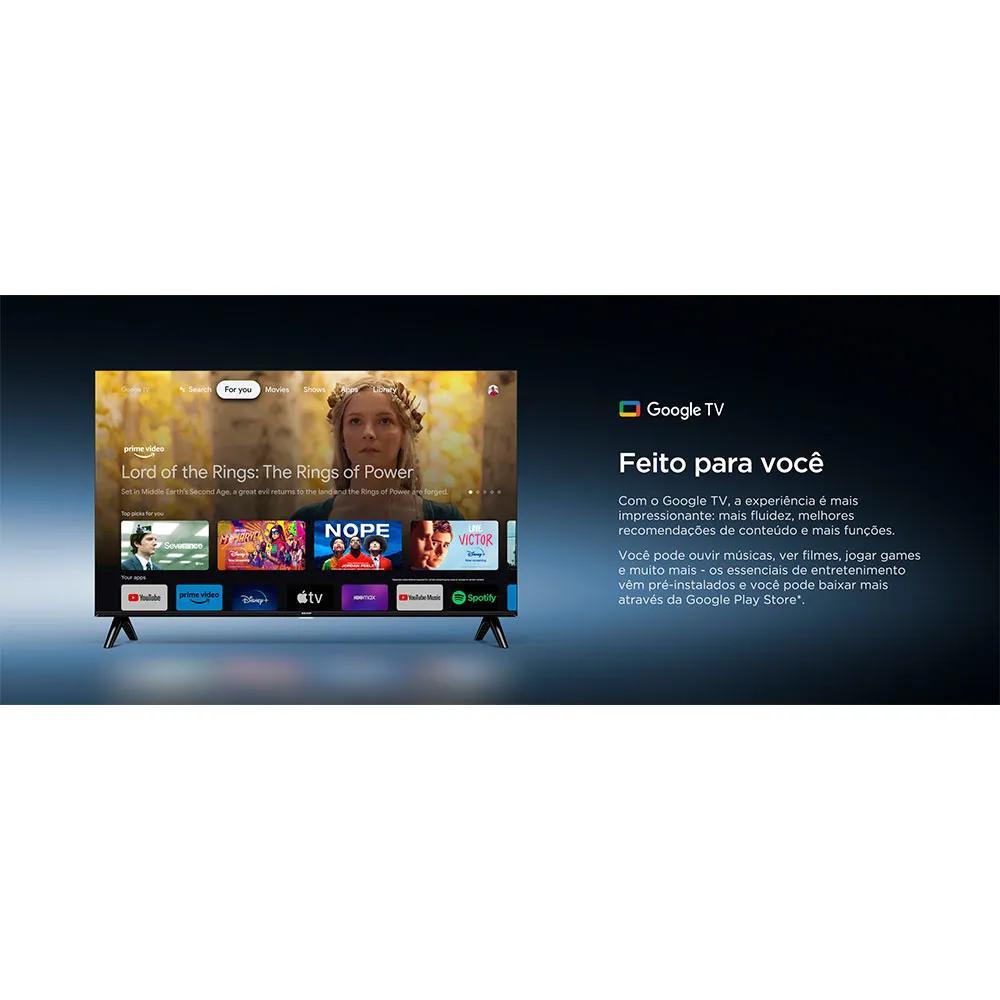 Smart TV LED 50 polegadas SEMP S42 Full HD 60Hz G–TV 50S42 HDR10 Preto Dolby Audio